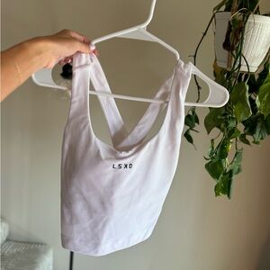 LSKD worn once! sports bra in medium 🤍